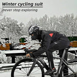 Heren winter fietsset met waterafstotend jack en broek