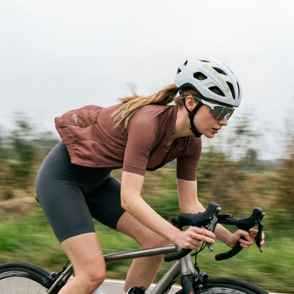 ROCKBROS dames 2-in-1 korte mouw fietsshirt#blue