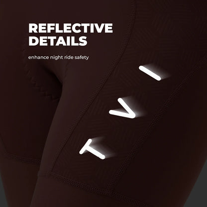 Women’s Cycling Bib Shorts with Magnetic Straps & Padding UK