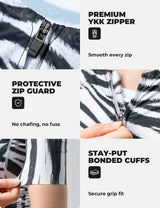 ROCKBROS dames fietsshirt zebra stripe ademend